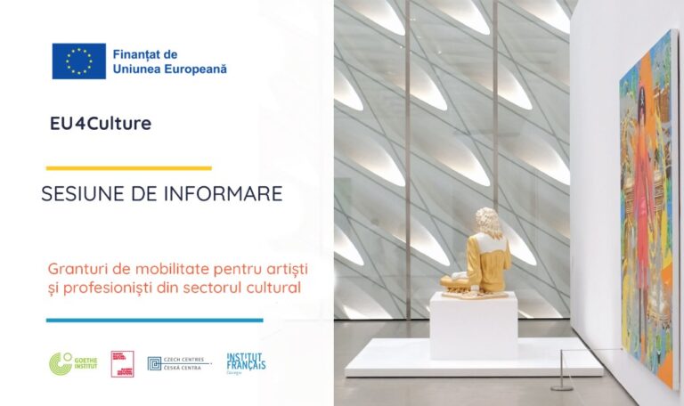 UE lansează un apel de granturi pentru artiști și profesioniști în domeniul culturii