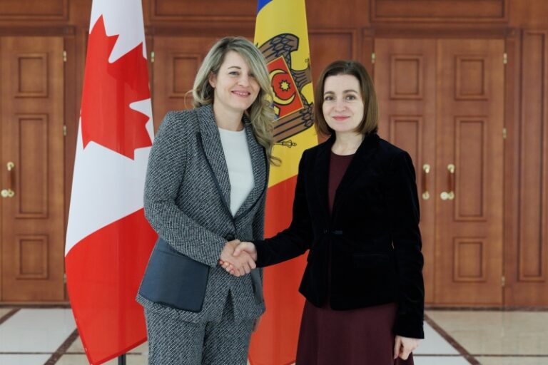 Maia Sandu, întrevedere cu ministra canadiană de Externe: Securitatea din regiune, printre subiectele abordate