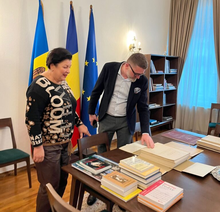 România oferă o donație consistentă de partituri și cărți de specialitate Filarmonicii Naționale