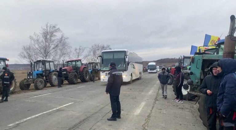 Drumul de acces spre Vama Leușeni a fost deblocat, anunță Poliția de Frontieră