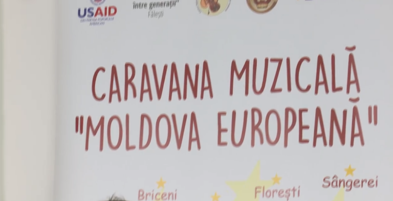 Caravana muzicală „Moldova Europeană”: tinerii care aduc la viață instrumentele demult uitate