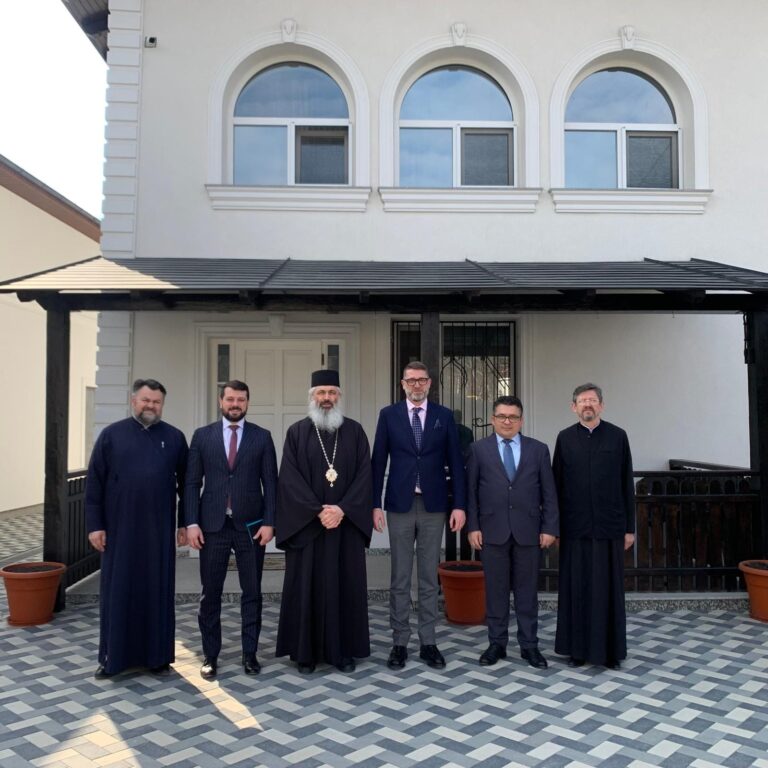 Ambasadorul României, întâlnire cu PS Antonie, episcopul de Bălți al Mitropoliei Basarabiei