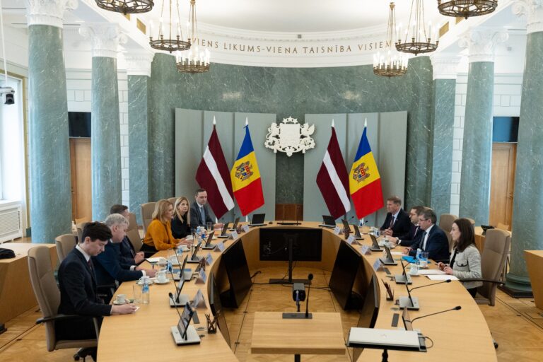 Lideri ai Letoniei l-au primit pe Igor Grosu în cadrul unor vizite oficiale