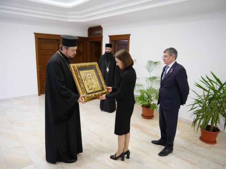 Episcopul Basarabiei de Sud, Veniamin, i-a primit în vizită pe Maia Sandu și Igor Grosu