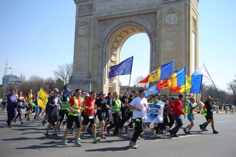 Recordurile maratonului Chișinău-București. O fată de 10 ani a alergat 130 de kilometri