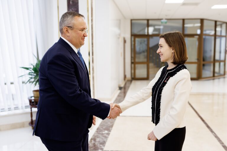 Maia Sandu, la întrevedere cu Nicolae Ciucă: Chișinăul contează pe experiența și contribuția României în procesul de integrare europeană