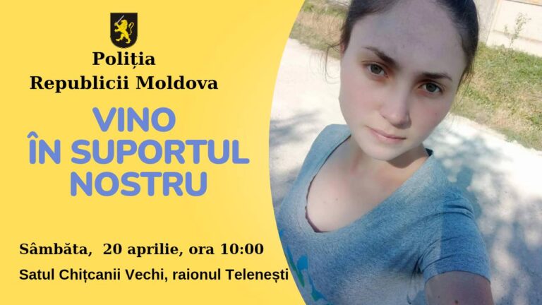 Tânăra de 19 ani din Orhei, dispărută acum o săptămână, găsită moartă lână un lac