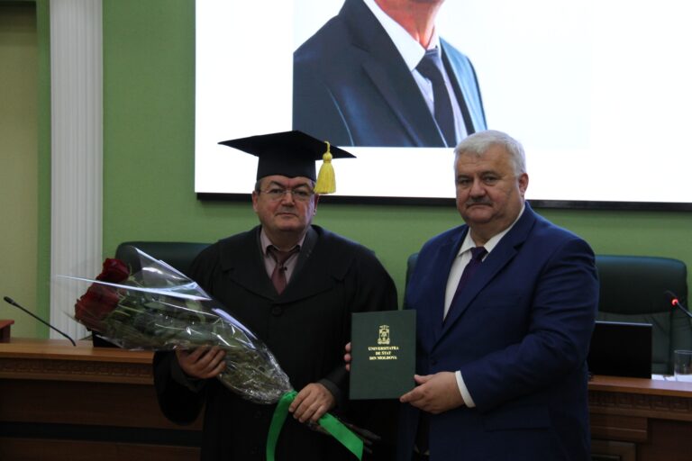 Rectorul Universității din București, Marian Preda, Doctor Honoris Causa al USM