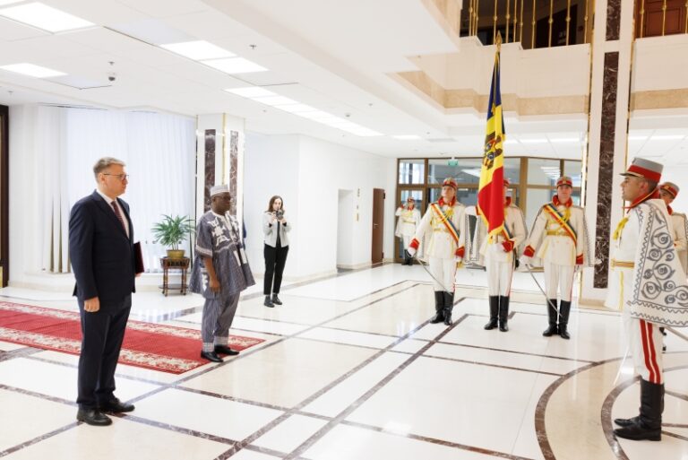 Maia Sandu a primit scrisorile de acreditare pentru noii ambasadori din Grecia, Argentina, Estonia și Burkina Faso