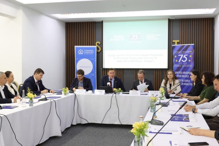 Proiect de 800 de mii de euro pentru consolidarea protecției drepturilor omului în R. Moldova, bani oferiți de Consiliul Europei