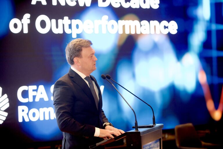 Premierul Dorin Recean a vorbit la București despre importanța investițiilor europene în stânga Prutului