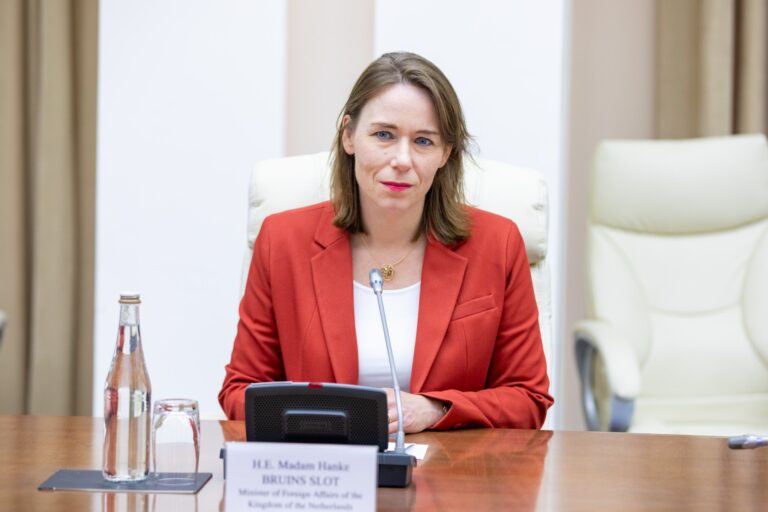 Dorin Recean, discuții cu șefa diplomației olandeze