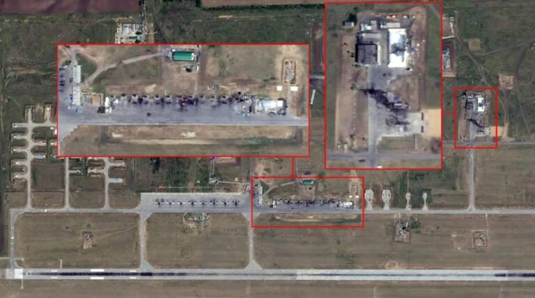 Forțele ucrainene au atacat repetat o bază aeriană din regiunea rusească Rostov