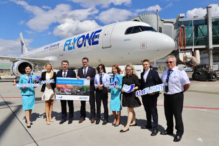 FLYONE a inaugurat zboruri din Chișinău spre Praga!