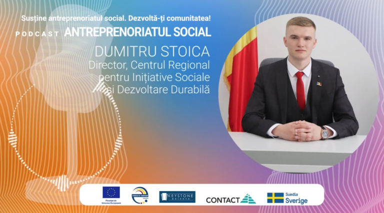 Keystone Moldova Lansază seria de Podcasturi în cadrul Campaniei ”Susține Antreprenoriatul Social. Dezvoltă-ți Comunitatea!”