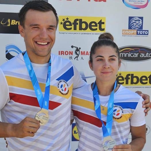Canotorii Mihai Chihaia și Elena Glizan au devenit vicecampioni mondiali