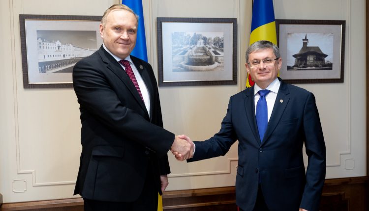 Igor Grosu, întrevedere de rămas-bun cu ambasadorul Marko Şevcenko: „Drumul nostru comun este de a face parte din marea familie europeană”