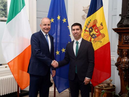Mihai Popșoi, întrevedere cu Micheál Martin: Irlanda este un susținător activ al procesului de integrare a R. Moldova în UE