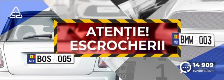 ASP atenționează despre scheme ilegale privind comercializarea plăcuțelor de înmatriculare