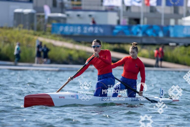 Canoistele Daniela Cociu și Maria Olăraşu s-au calificat în finala Jocurilor Olimpice de la Paris