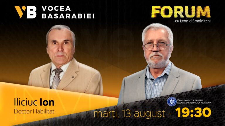 VIDEO/ Emisiunea FORUM din 13 august: Iliciuc Ion, doctor habilitat