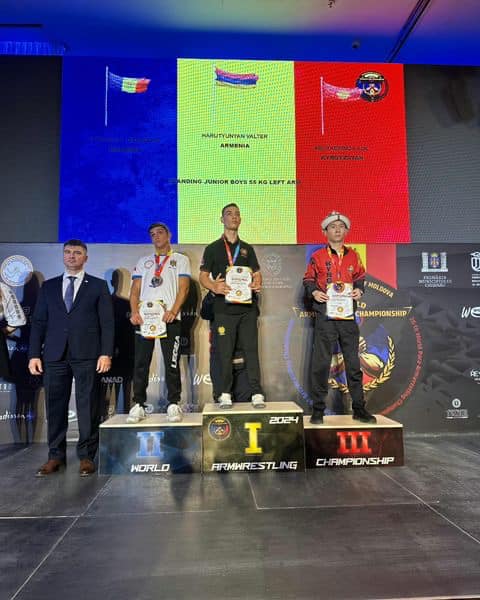 Sportivii moldoveni au obținut 11 medalii în prima săptămână a campionatului mondial de armwrestling și para-armwrestling