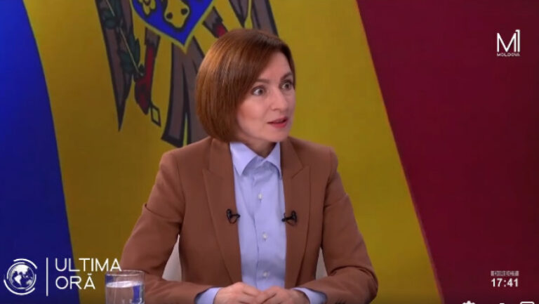 VIDEO/ Maia Sandu, în direct la televiziunea publică în timpul cutremurului: Cum a reacționat șefa statului