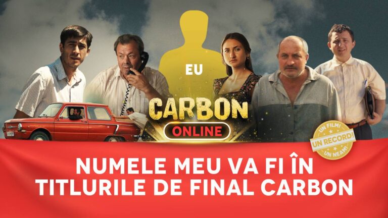 Hai în titlurile de final ale filmului CARBON! Moldoveni din 59 de țări și-au asigurat deja un loc la premiera online