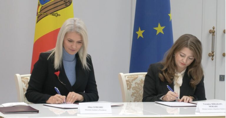 Miniștrii Justiției din R. Moldova și România au semnat un plan bilateral de acțiuni pentru perioada 2025-2027