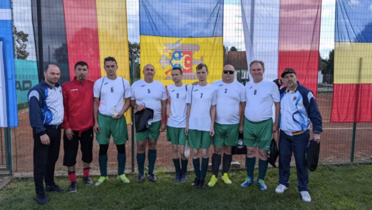 Ce loc ocupă Naționala Moldovei de Fotbal pentru Nevăzători, la Turneul din Praga