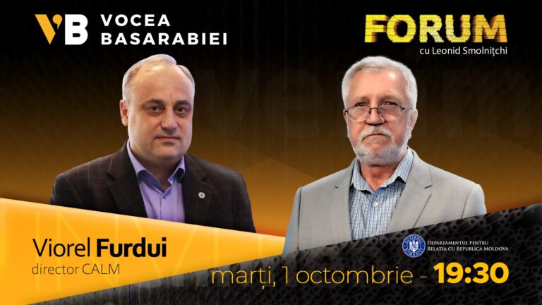 VIDEO/ Emisiunea FORUM din 1 octombrie. Invitat: Viorel Furdui, director CALM