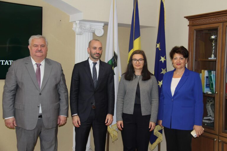 Ministrul delegat pentru Europa, Benjamin Haddad, s-a întâlnit cu studenții de la Filierele francofone ale Universității de Stat din Moldova