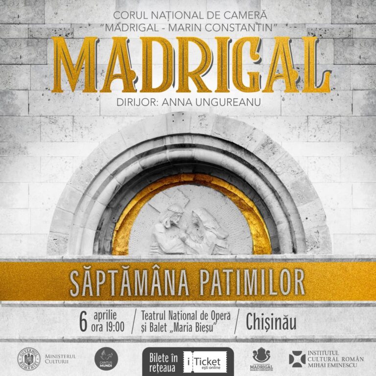 Corul Madrigal vine la Chișinău de Paște, cu spectacolul extraordinar „Săptămâna Patimilor”