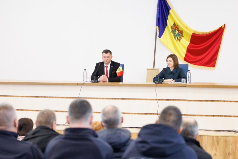 Maia Sandu, vizită la Briceni: Calea europeană este cea care ne oferă cele mai multe șanse pentru un viitor sigur, stabil și pașnic