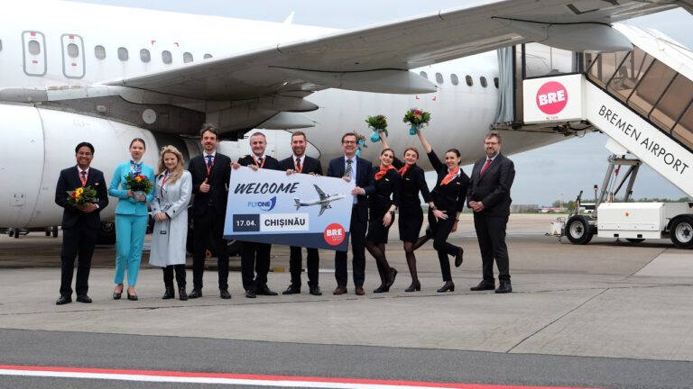 FLYONE a lansat două rute directe: Chișinău–Torino și Chișinău–Bremen