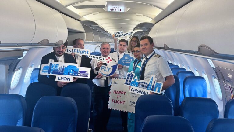 FLYONE lansează o nouă rută directă: Chișinău – Lyon, Franța