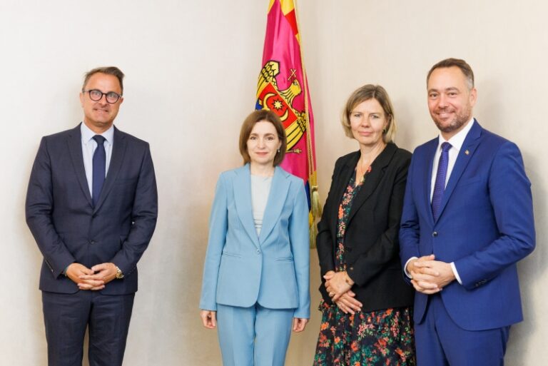 Maia Sandu anunță sprijin diplomatic din partea statelor Benelux: Sprijin pentru UE, democrație și securitate electorală