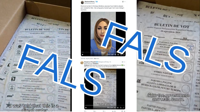 CEC condamnă un video fals cu buletin de vot: „Manipulare grosolană”