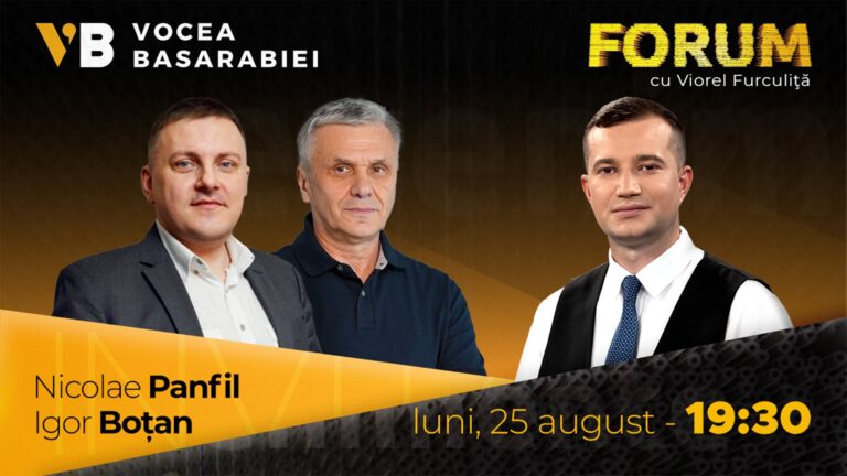 VIDEO/ FORUM cu Viorel Furculiţă 25.08.2025, ORA 19:30