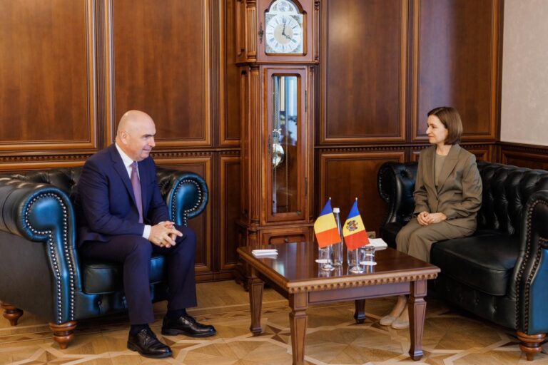 Maia Sandu și Ilie Bolojan discută proiecte comune pentru integrarea europeană și securitatea regională