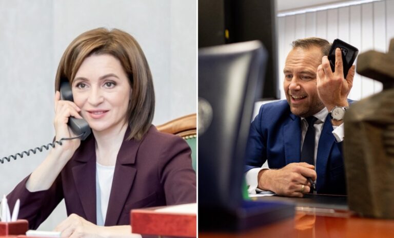 Maia Sandu, convorbire telefonică cu noul președinte al Poloniei, Karol Nawrocki