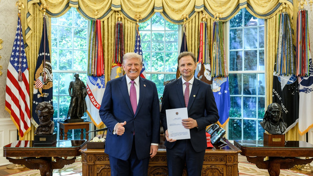 Ambasadorul Republicii Moldova la Washington, Vlad Kulminski, și-a prezentat scrisorile de acreditare Președintelui Donald Trump