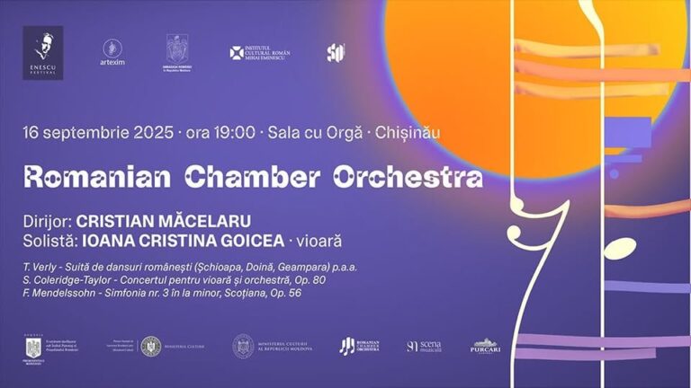 Festivalul Internațional George Enescu 2025 continuă la Chișinău cu un concert extraordinar și masterclass-uri pentru tinerii muzicieni