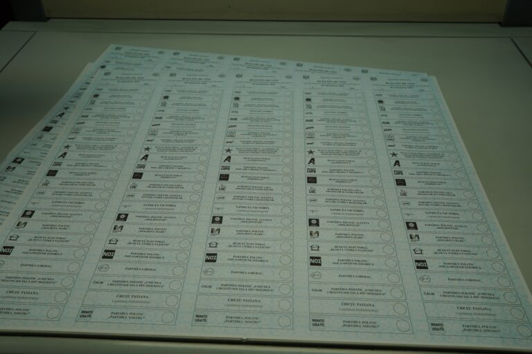 Peste 2,7 milioane de buletine de vot, tipărite pentru secțiile de votare din R. Moldova