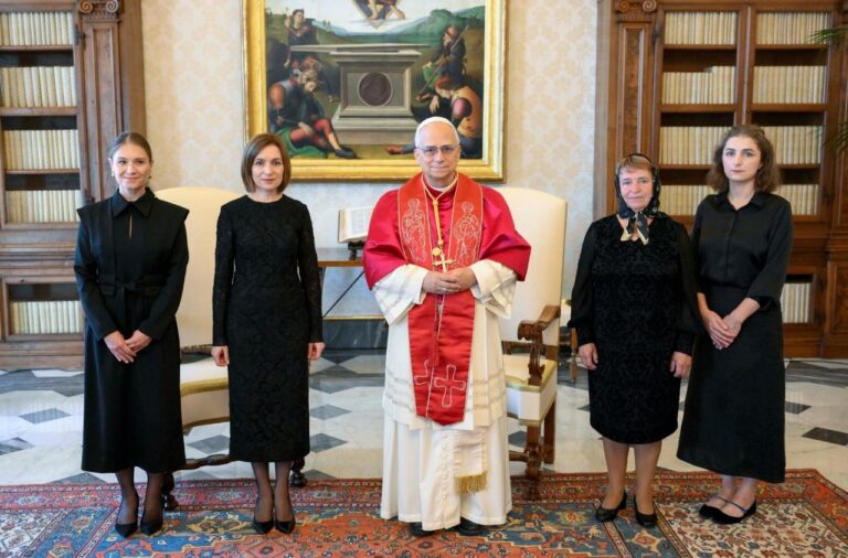 Președinta Republicii Moldova, primită la Vatican