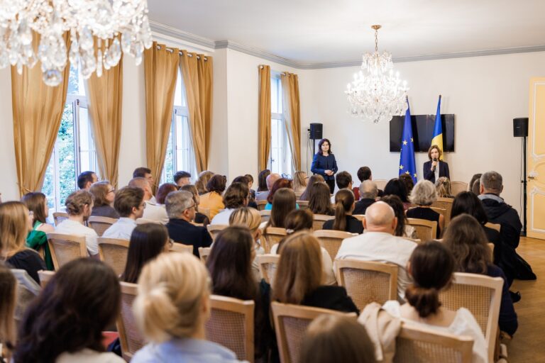 Maia Sandu, la Strasbourg: „Viitorul Moldovei depinde de noi toți”