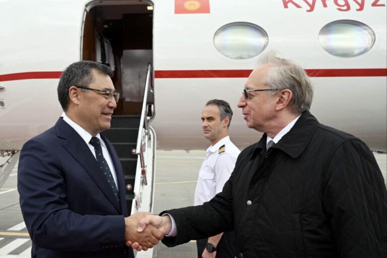 Șor a închiriat un avion de lux pentru președintele din Kârgâzstan