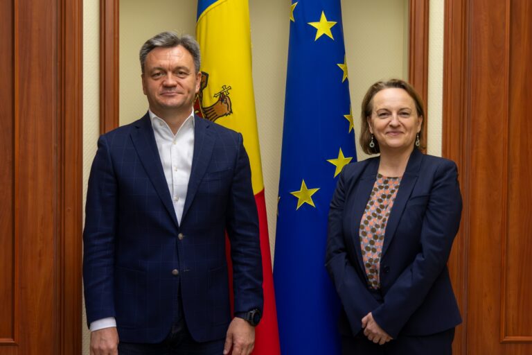 Despre ce a discutat premierul R. Moldova cu noul ambasador al UE la Chișinău