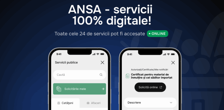 Toate serviciile Agenției Naționale pentru Siguranța Alimentelor, digitalizate
