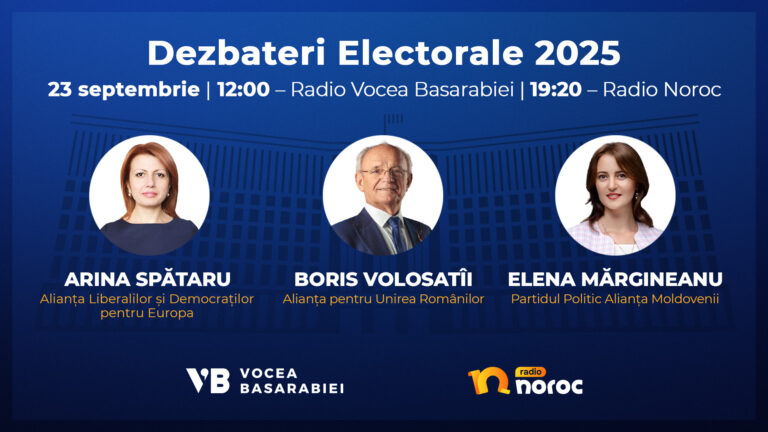 DEZBATERI ELECTORALE cu Arina Spătaru, Boris Volosatîi, Elena Mărgineanu